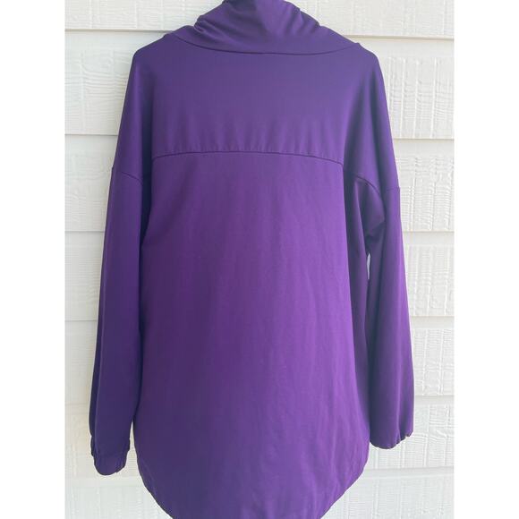 Fabletics Europa Yoga Pullover Sweatshirt hoodie Purple  XL - Picture 2 of 8